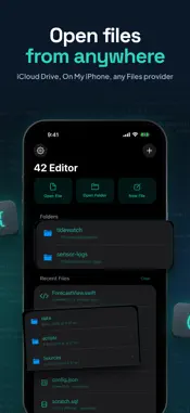 42 Editor: Code & Text Editor screenshot 2
