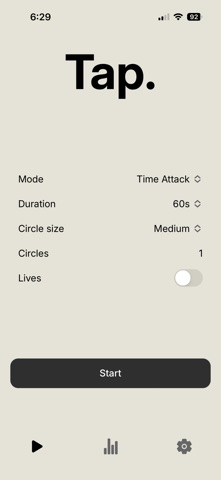 Tap: Speed Challenge iPhone screenshot