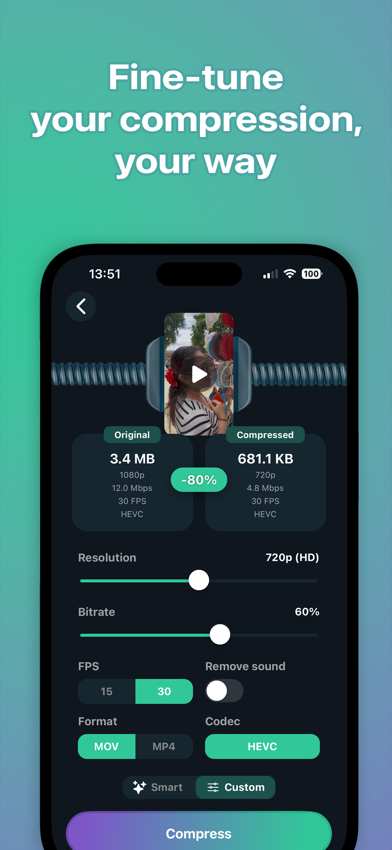 TinyVideo - Video compressor screenshot 3