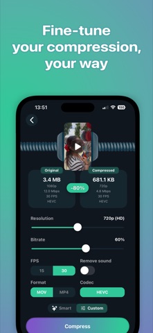 TinyVideo - Video compressor screenshot