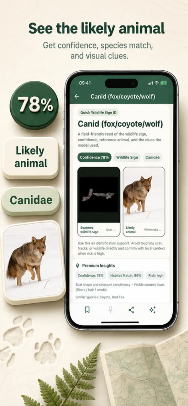 Screenshot #2 pour Animal Scat Identifier: Faune
