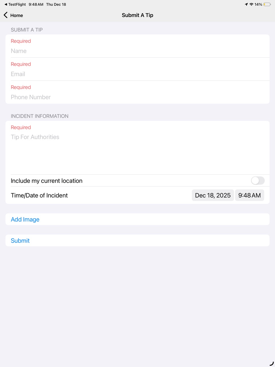 iPad screenshot