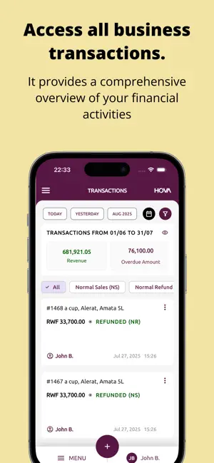 HovaStore POS screenshot 4