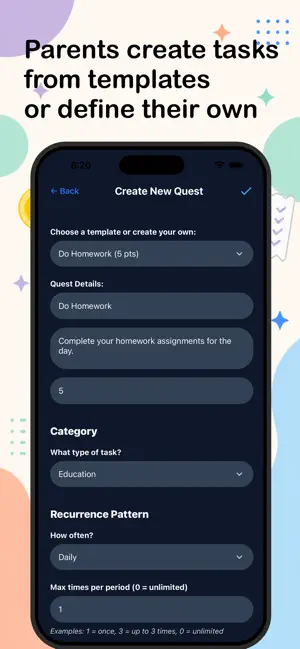 Family Hero Points screenshot 1
