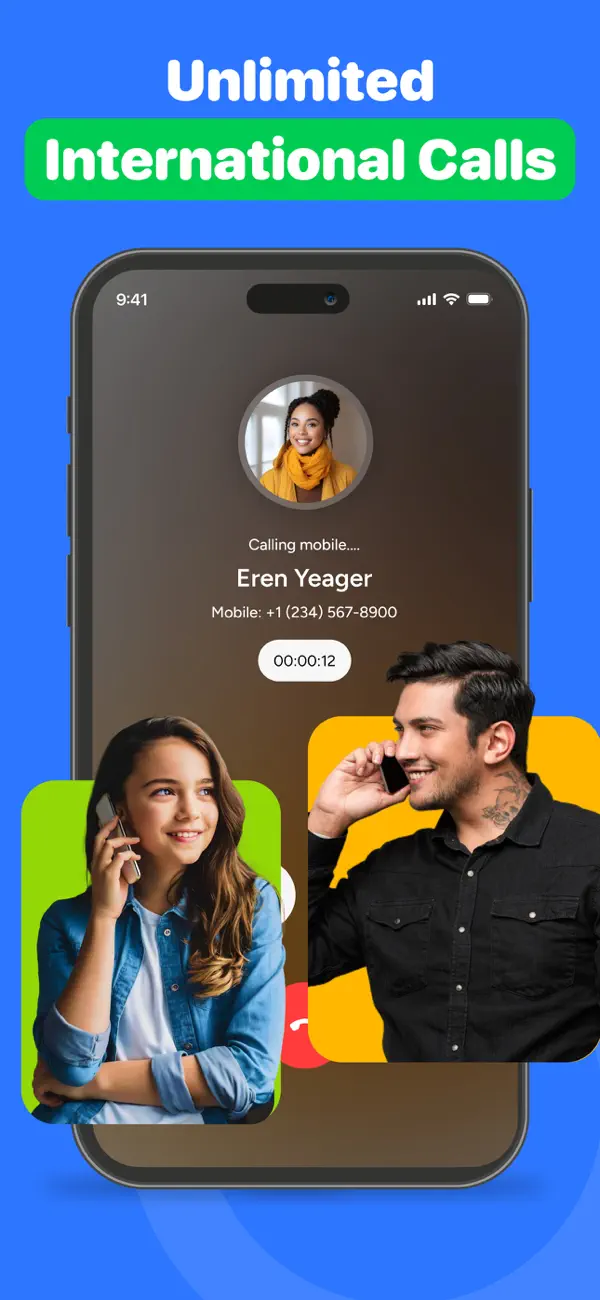 #4. Second line: 2nd Phone Number・ (iOS) By: IAPPTECHNOLOGIES LLP
