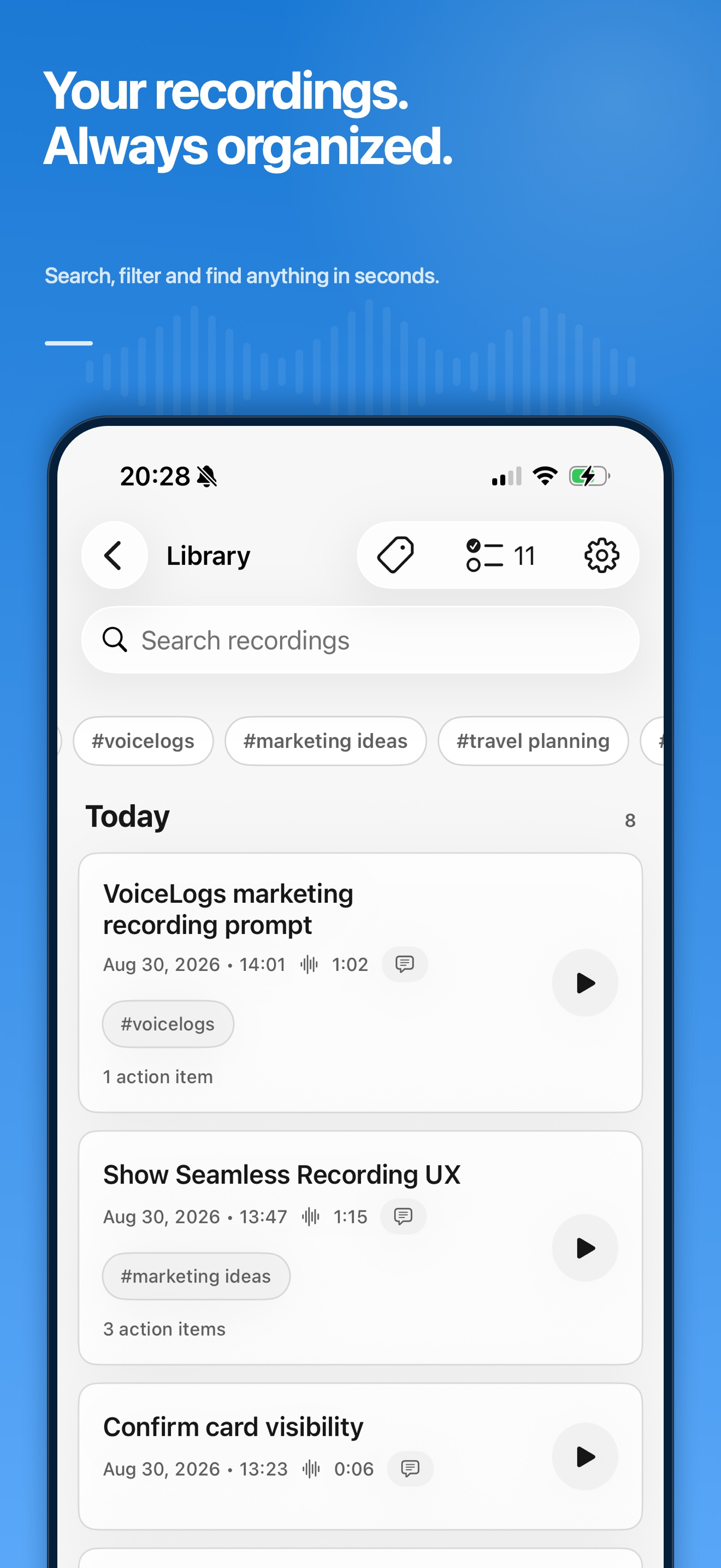 Voicelogs screenshot 3