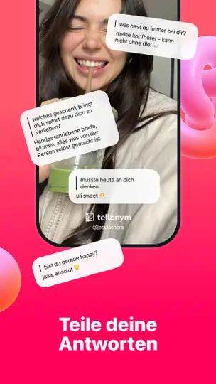 Screenshot von Tellonym - Frag Mich Alles auf dem iPhone 2