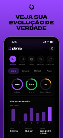 Plenna: Estudos e Rotina Screenshot 3 of 8