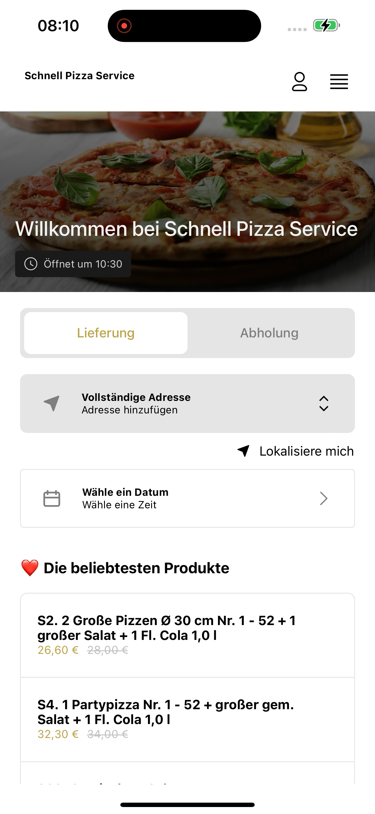 Schnell Pizza Service screenshot 6