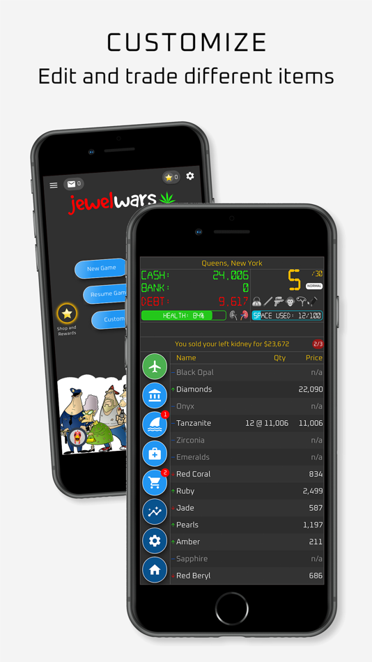 #2. Dope Wars (Weed Edition) (iOS) Podle: Ian Wall