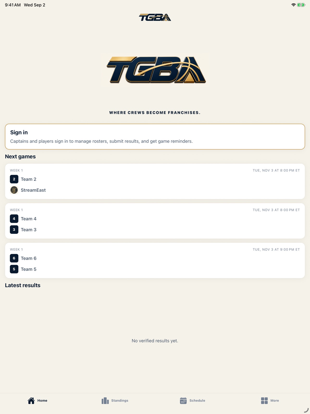 Screenshot 6 of TGBA League