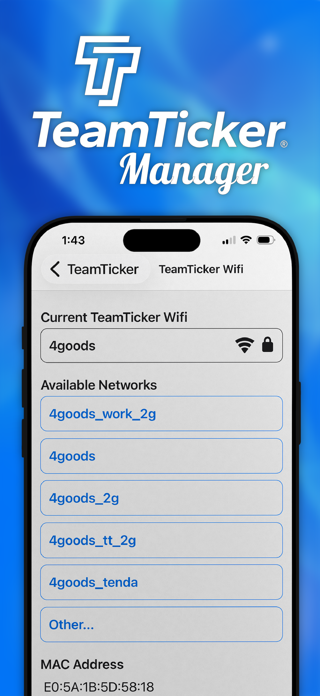 TeamTicker Manager Screenshot 6 of 7