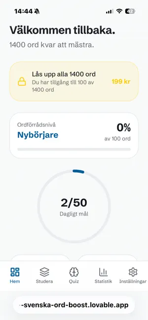 HP-Ordkraft screenshot 1
