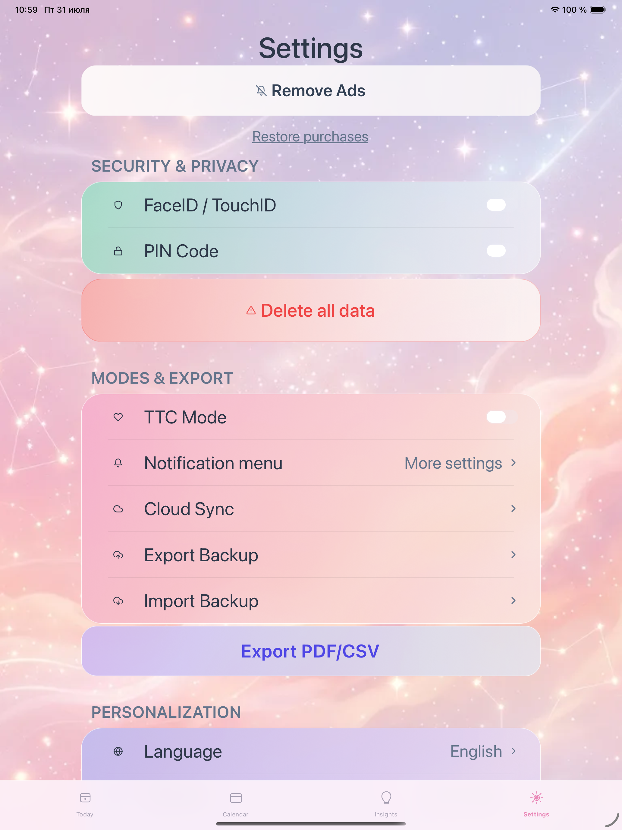 Eluna Cycle: Period Tracker screenshot 16