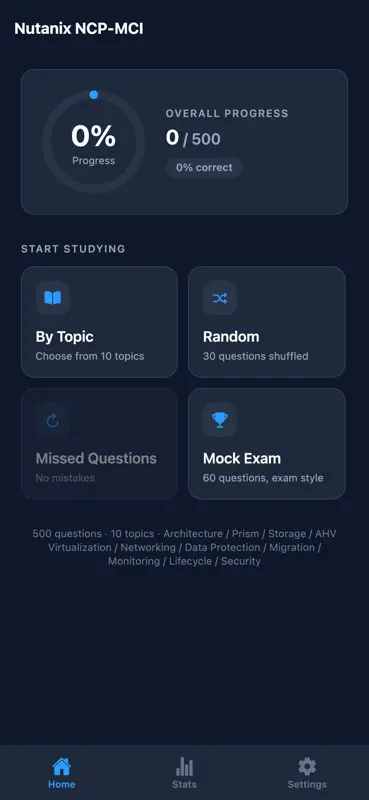 Nutanix NCP-MCI Exam Prep screenshot 1 of 5