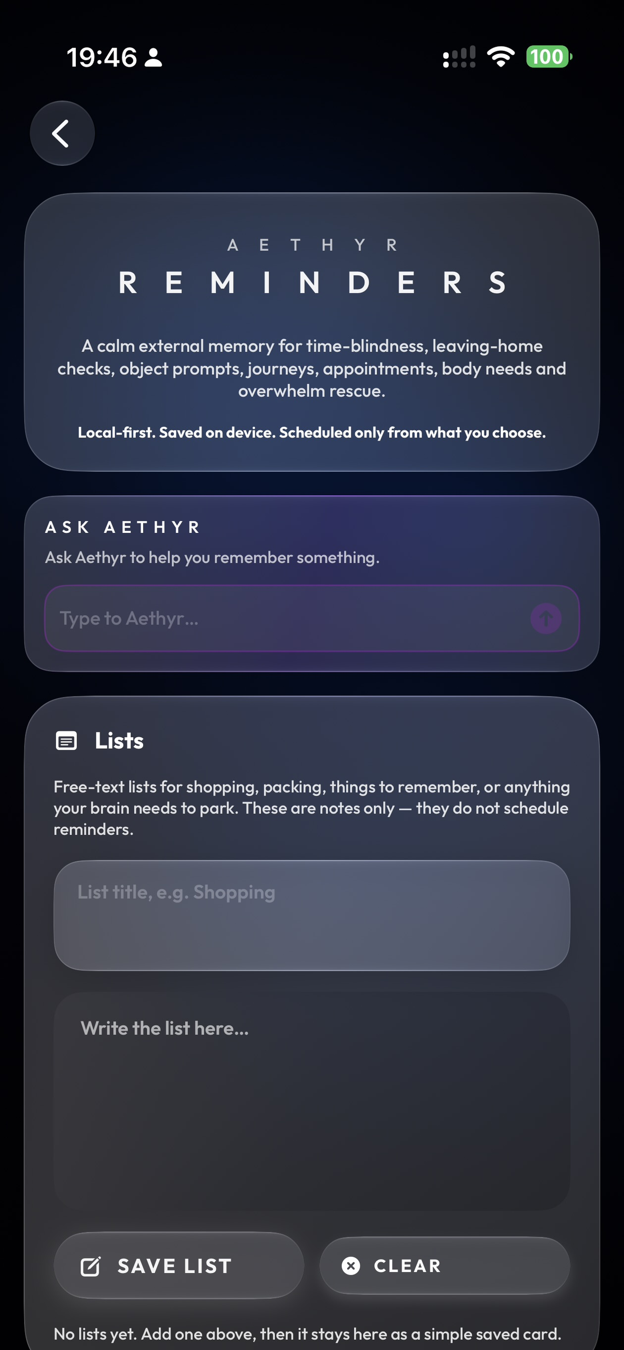 Aethyr ADHD screenshot 9