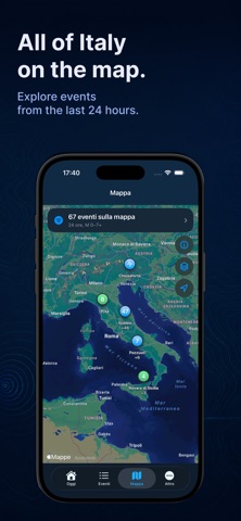 Earthquakes Live iPhone screenshot