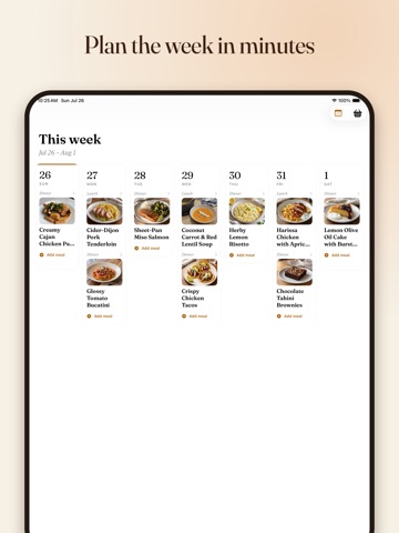 Brasa: Recipe Keeper & Manager iPad screenshot