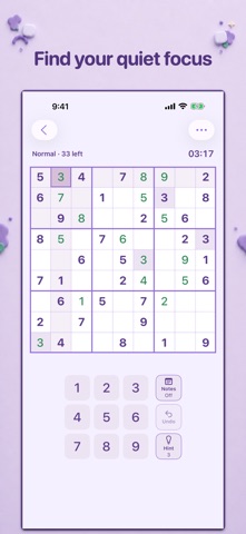 Sudozen: Elegant Puzzles iPhone screenshot