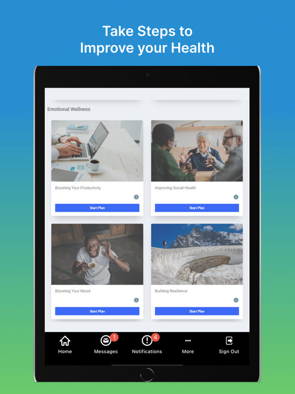 Vivient iPad screenshot 2 - Health & Fitness app