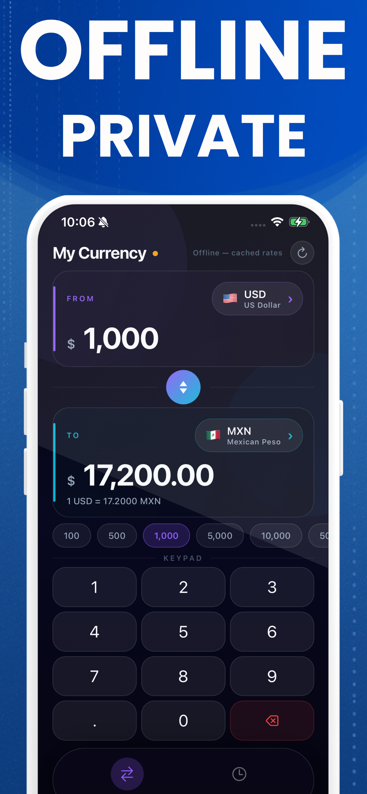 My Currency Converter - Rates screenshot 3