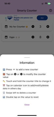 Smarty Counter screenshot