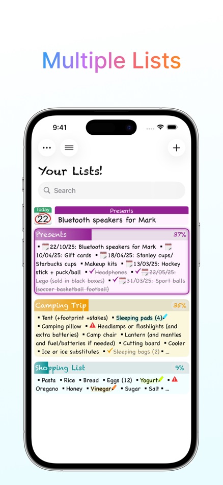 #1. Make a List! (iOS) 来自: Filippo Maguolo