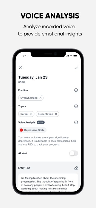 REDI : AI Voice Diary Screenshot 4 of 7