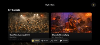 The Live Setlists screenshot