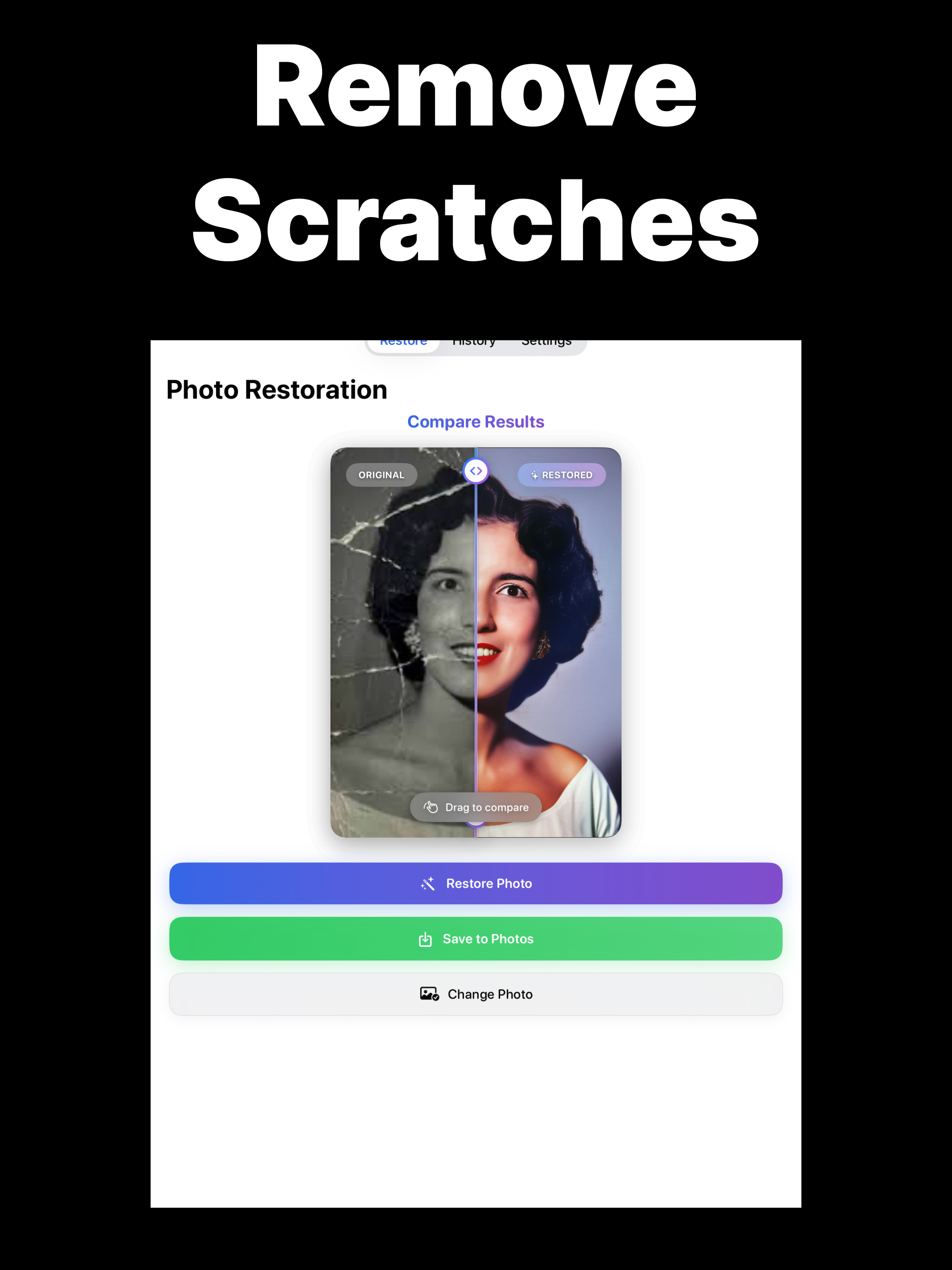 Restore Old Photos - Pixory AI screenshot 7