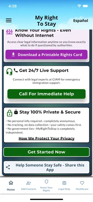 My Right To Stay screenshot 4