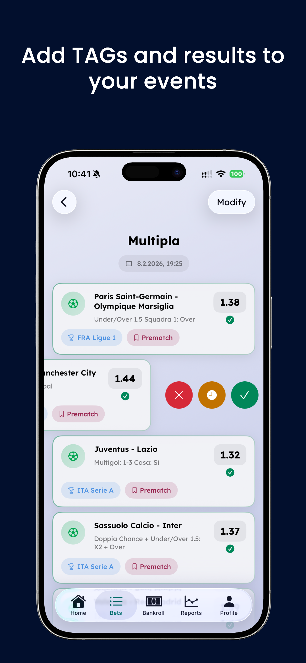 Wallbet – Bet Scanner & Stats