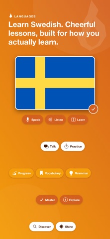 Learn Swedish - BrightLingo iPhone screenshot