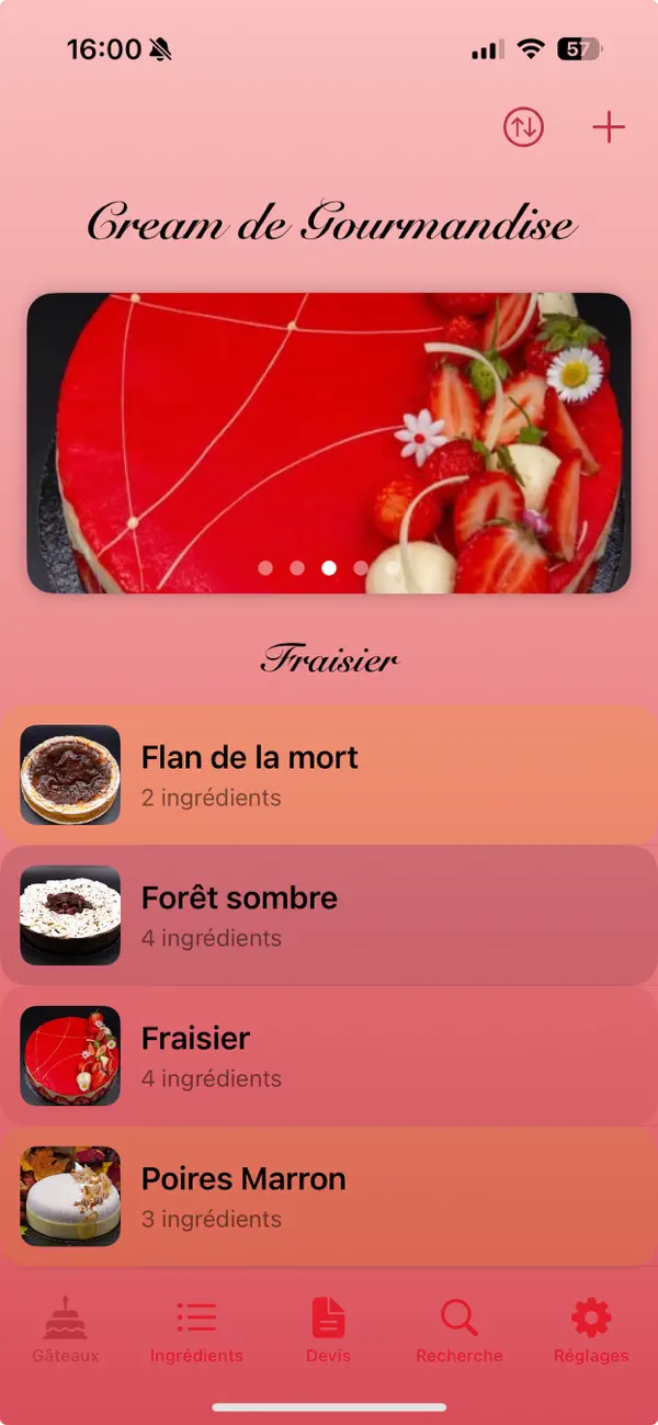 Screenshot #3 pour Cream de Gourmandise