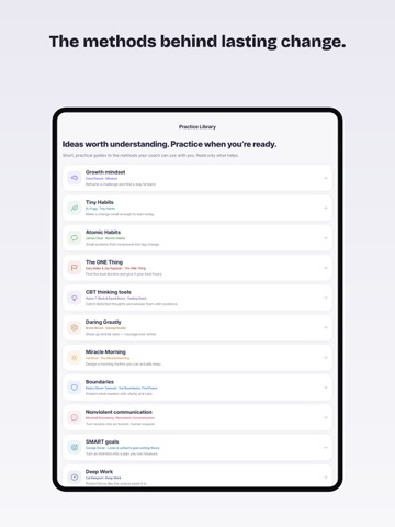 Goals: AI Coach, Habit Tracker iPad screenshot