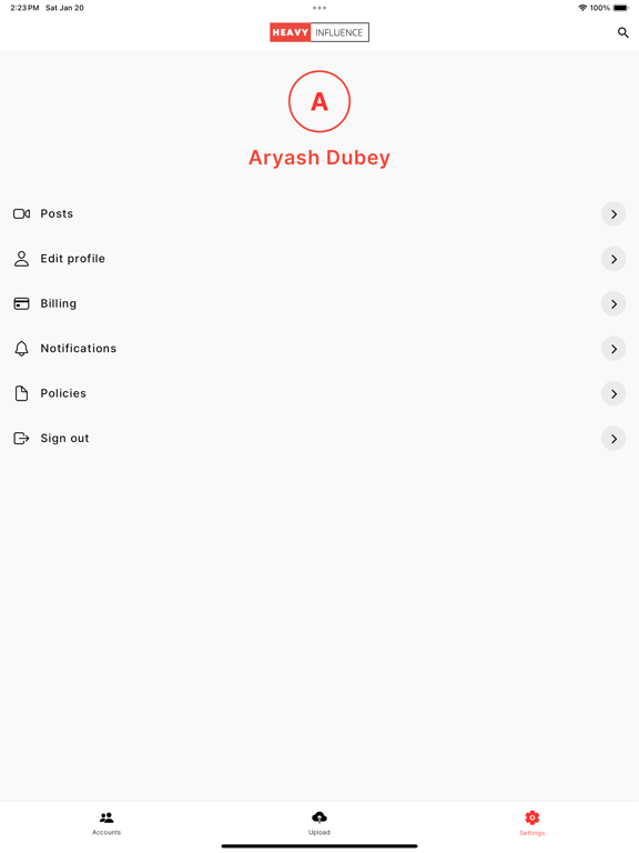 Heavy Influence - Post Smartly iPad screenshot 3 - Productivity app