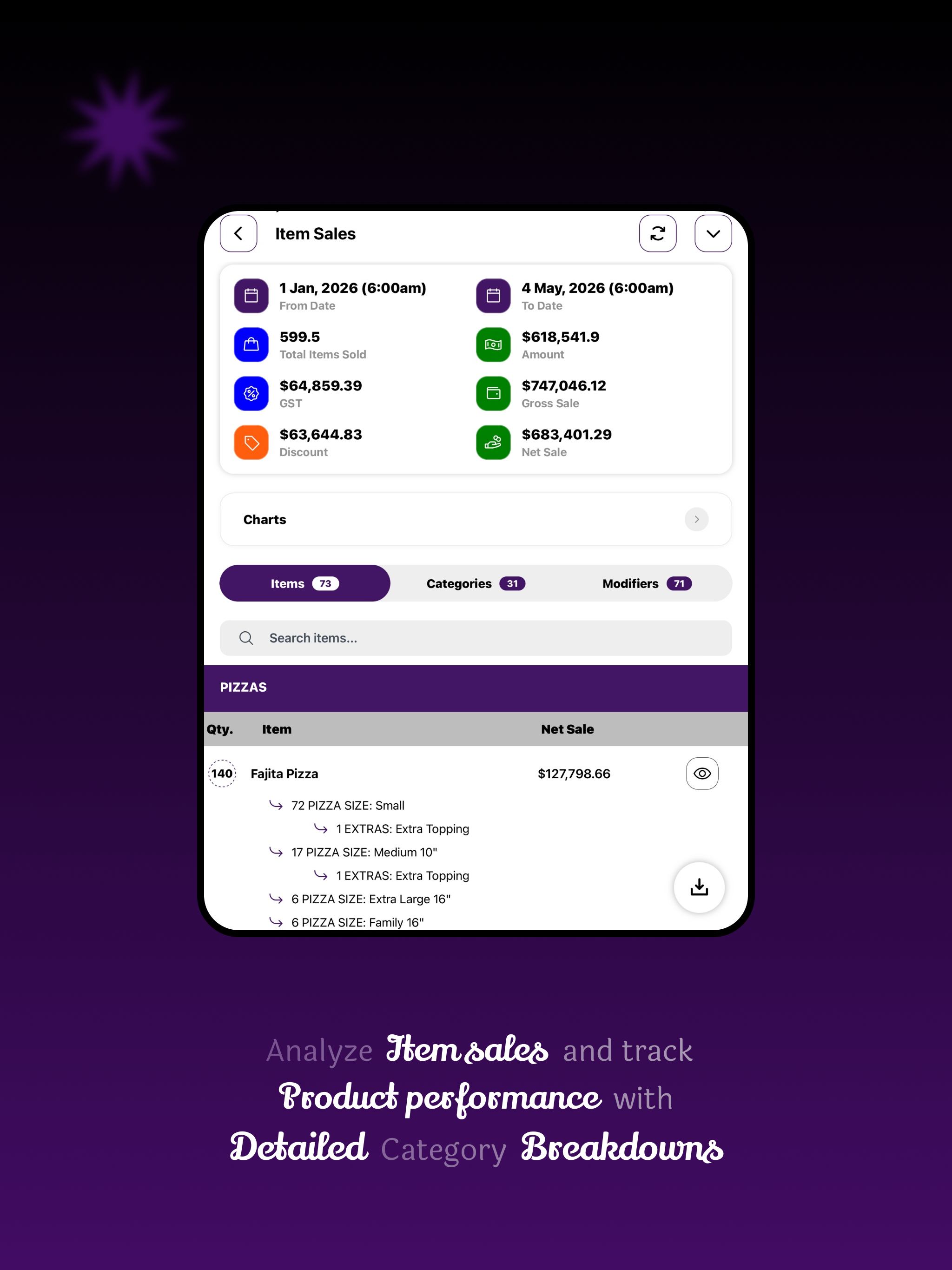 ePOSmatic - Reports screenshot 14