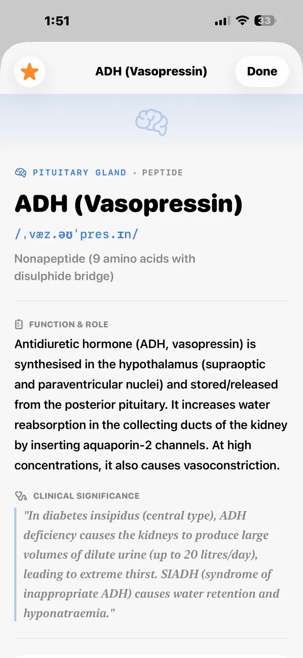 Screenshot #3 pour Biology Hormones