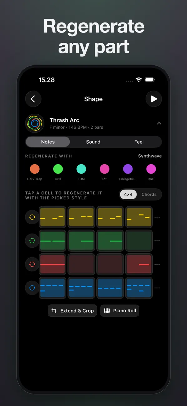 Screenshot #2 pour Songen: Create Music & Beats