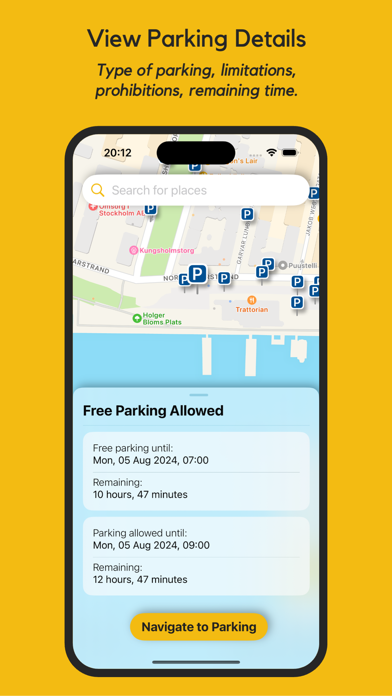 Parkopilot | Find Free Parking iPhone screenshot 2 - Navigation app