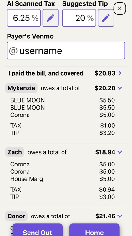 DiviDine screenshot-8
