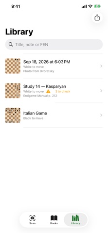 Captura de ecrã 5 de Rankfile - Chess Scanner
