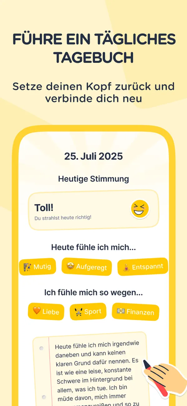 Dear Me: Tagesroutineplaner iPhone App Screenshot 5 – Gesundheit & Fitness