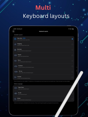 PLKeyboard - Shan Typing iPad screenshot