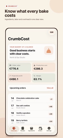 CrumbCost: Recipe Costing Screenshot 1 of 6