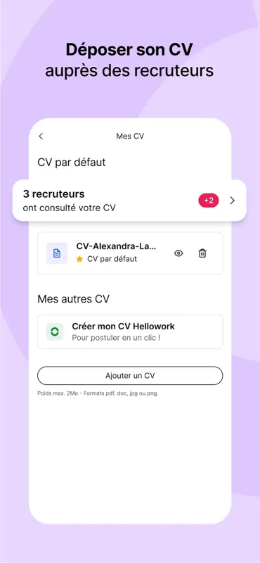 Hellowork : Recherche d'Emploi screenshot 3 of 9
