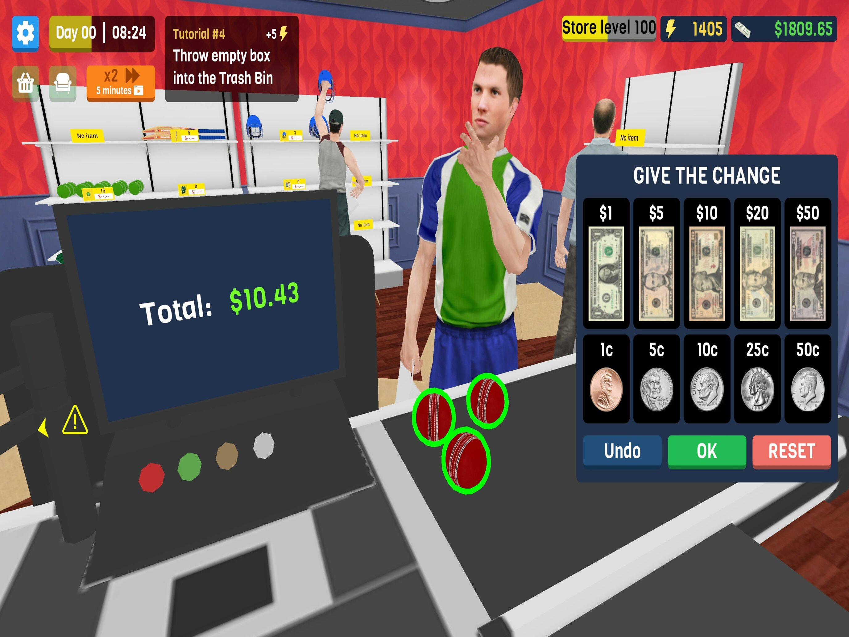 Cricket Shop League Simulator