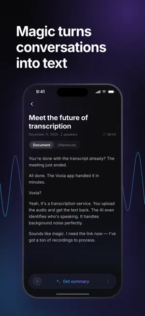 Voxia Transcribe Audio to Text screenshot 3