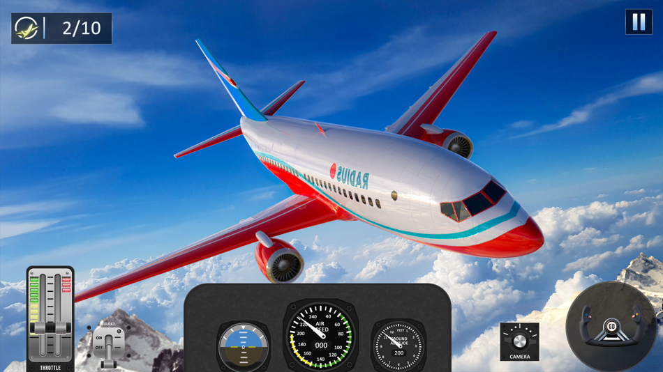 #5. Plane Simulator: Plane Games (iOS) By: Muhammad Hussain