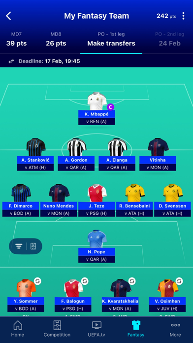 UEFA Champions League Official screenshot